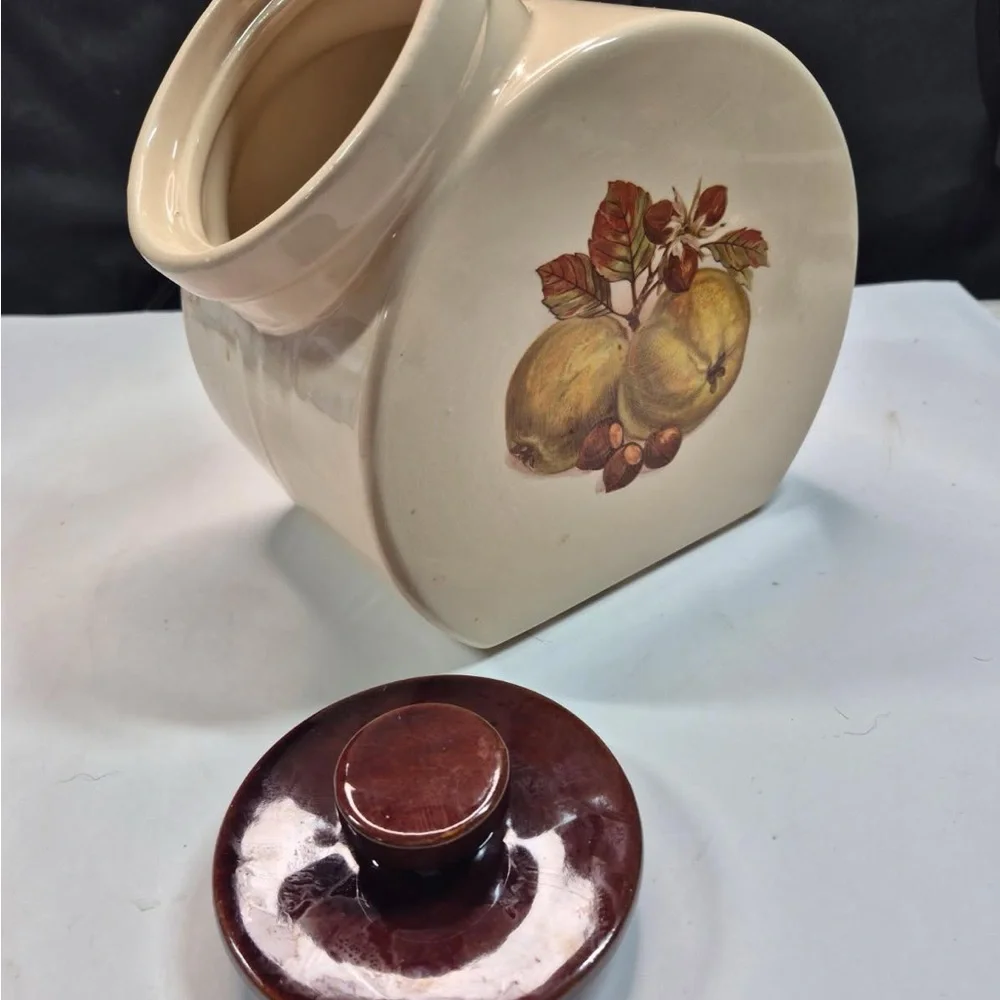 Vintage Ceramic Cookie Jar Usa McCoy Pottery Fruit Festival